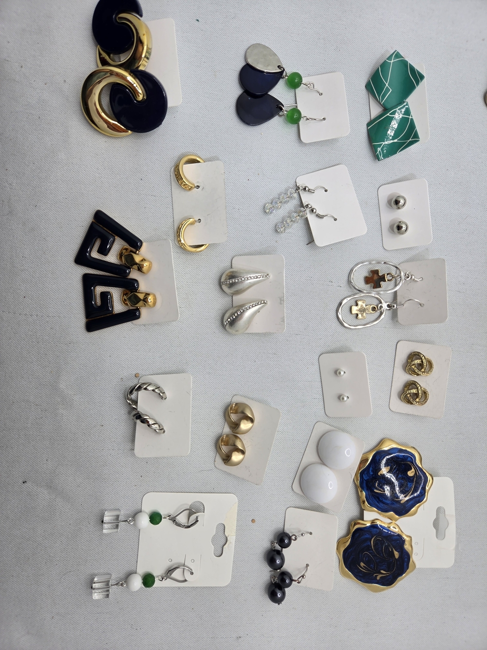 HUGE 47 pc Jewelry CHICO'S LIA SOPHIA MONET Vintage-Now LOT Necklaces Set blue - Picture 11 of 16